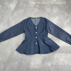 Domscorner - Longsleeve Seonn - kemeja denim lengan panjang - atasan jeans