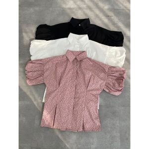 Domscorner - Ra bin top - puff sleeves - kemeja kantor - baju office look